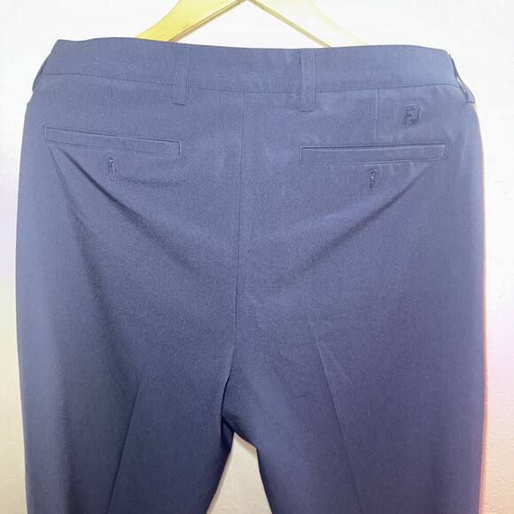 Footjoy Pants Mens 34x32 Navy Chino Stretch Performance Golf Classic Fit - Picture 7 of 9